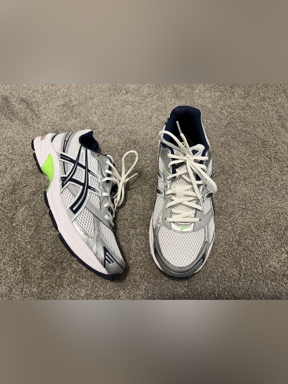 Size 10 - ASICS Gel 1130 Mid Grey Lime